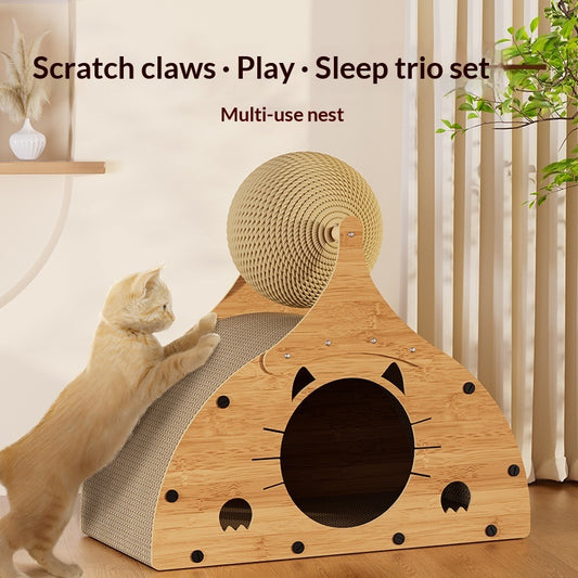 All-in-one Vertical All-season Cat Scratching Post