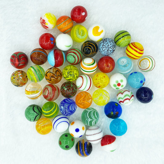 Colorful Solid Game Glass Marbles Fish Tank And Flower Pot