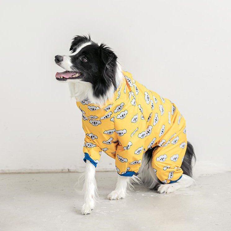 Fashion Four-legged Raincoat Dog Hooded