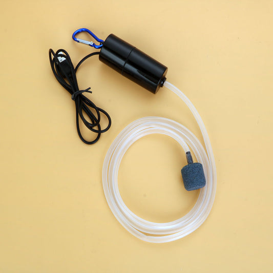 Aquarium Fish Tank USB Oxygen Air Pump Mute Energy Saving Supplies