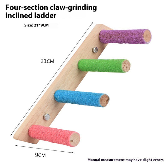 For Birds Frosted Stand Rod Parrot Grinding Claw Molar Stick Toy