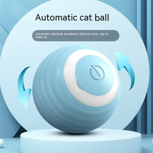 Automatic Moving Bouncing Rolling Ball Smart Cat Toy Self-moving