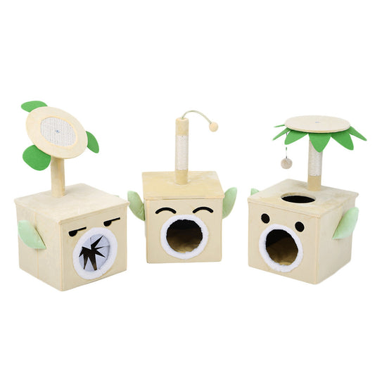 Playable And Sleepy Cat New Product Grinding Claw Toy Scratching