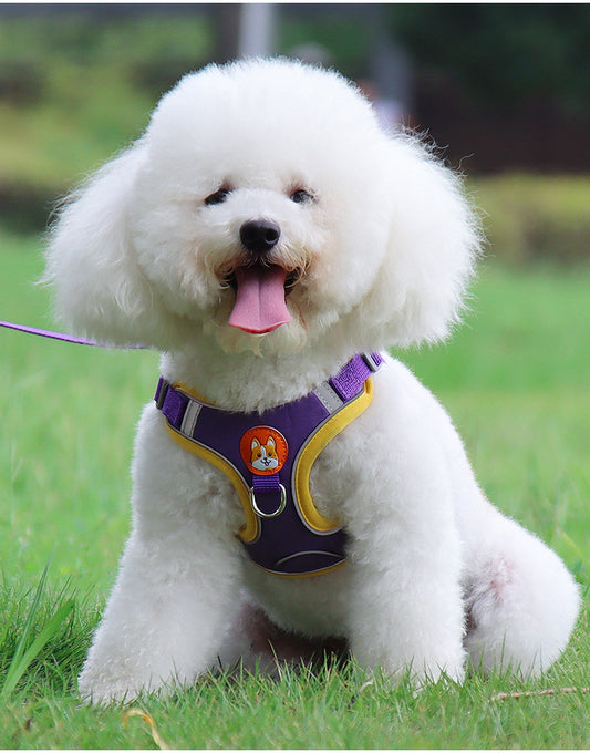 Dog Harness Cat Reflective Dogs Leashs Soft Mesh Chest Strap