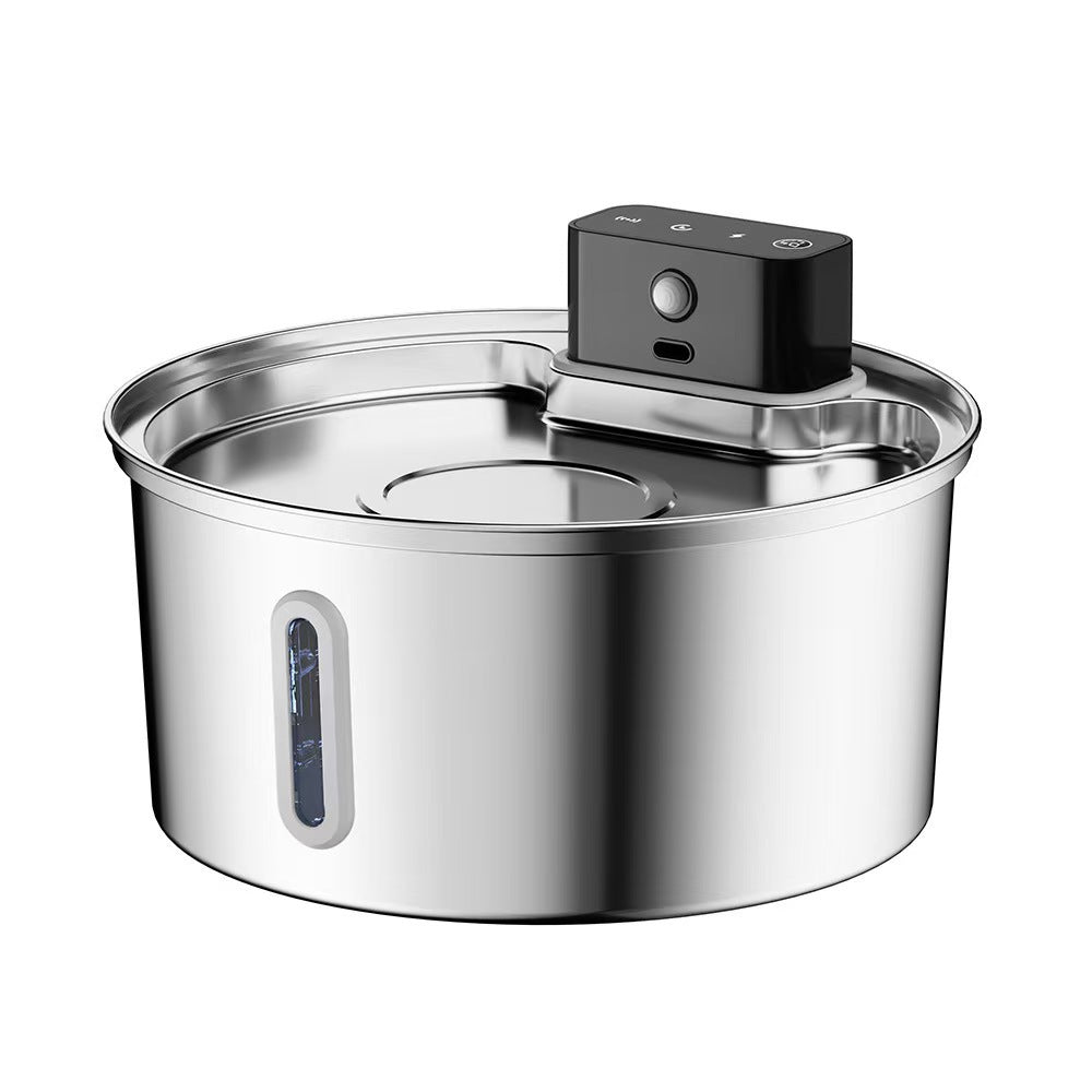 Stainless Steel Cat Water Fountain Automatic Circulating Dispenser