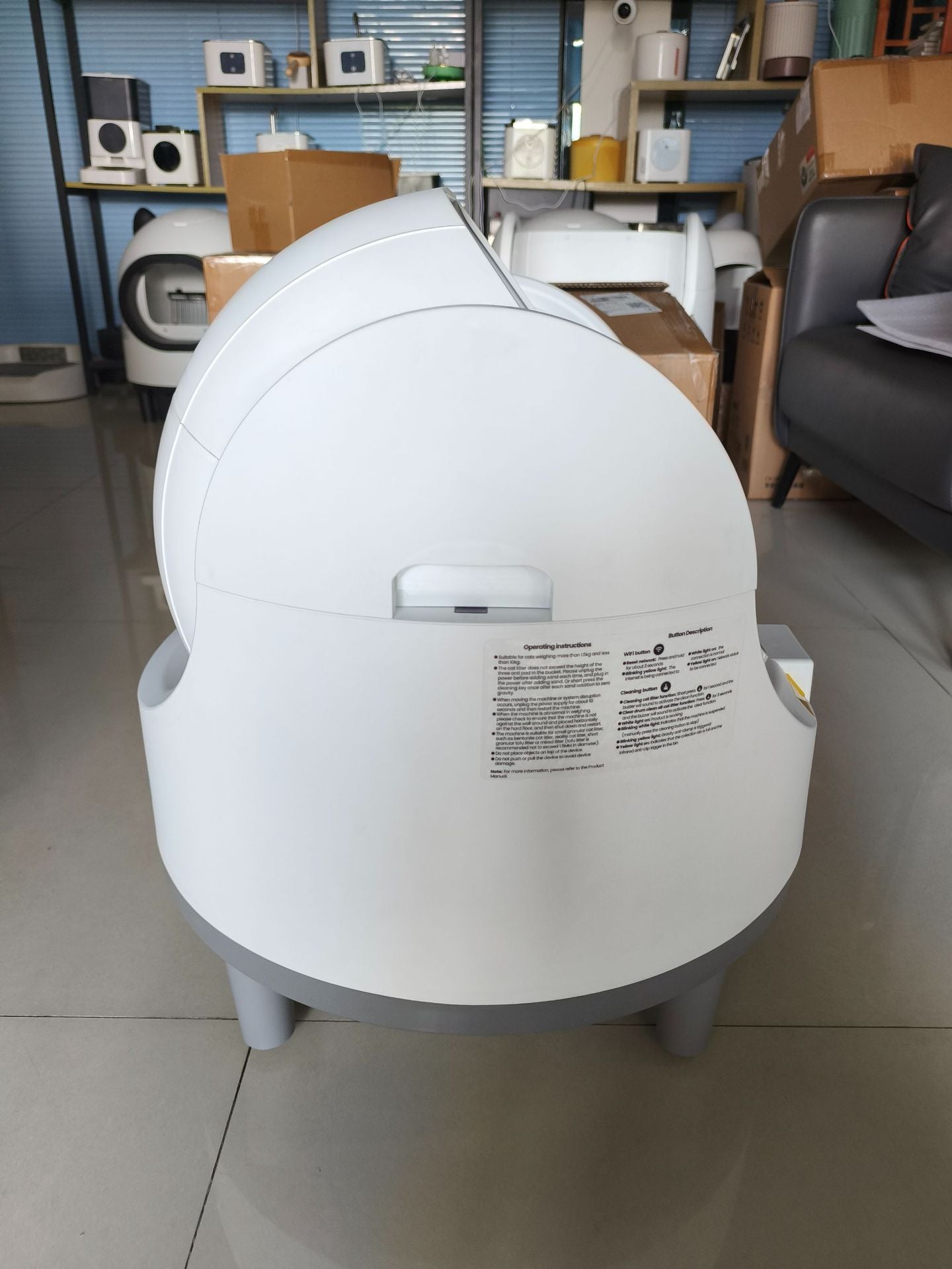 Fully Automatic Cat Litter Box With Large Space Intelligent Shovel