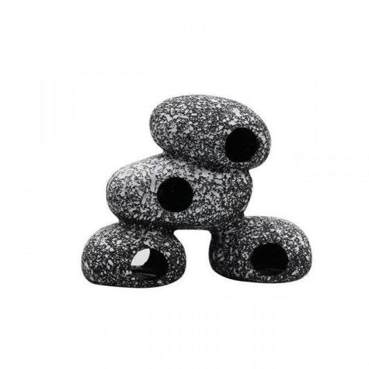 Fish Tank Stone View Decorative Landscaping And Shrimp House