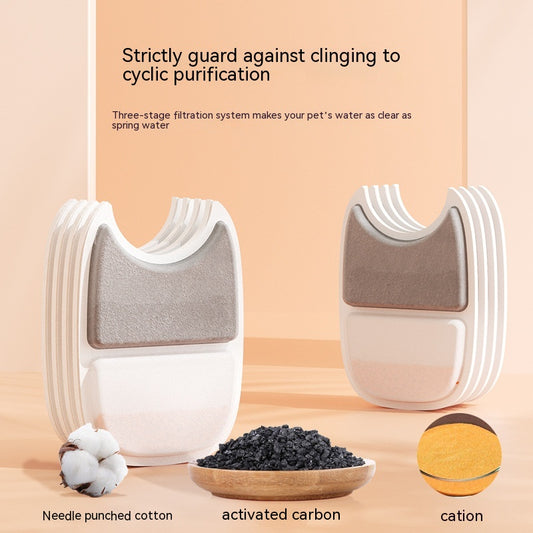 Pet Water Dispenser Filter Element Intelligent Filtration Quality