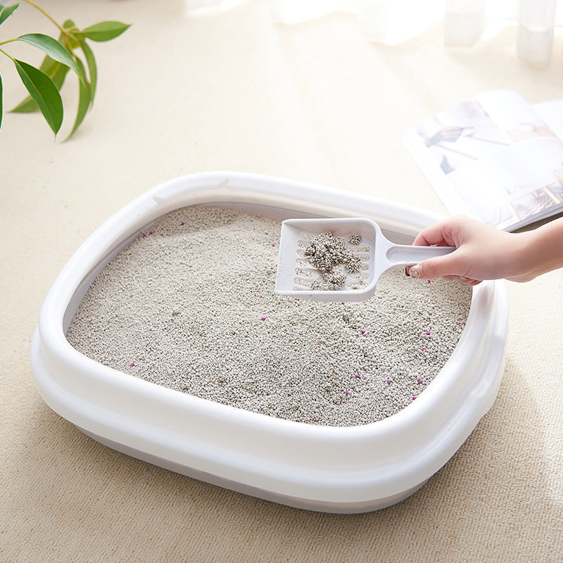 Pet Toilet Cat Litter Box With Scoop High Quality Anti-splash Dog