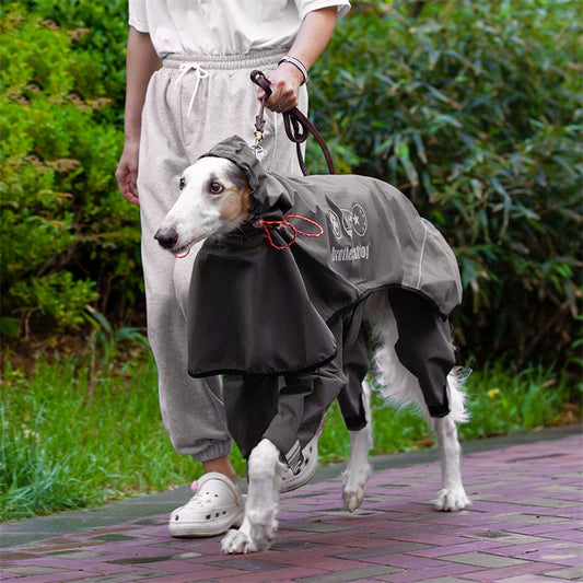 Adjustable Dog Raincoat All-inclusive Medium Large Adhesive