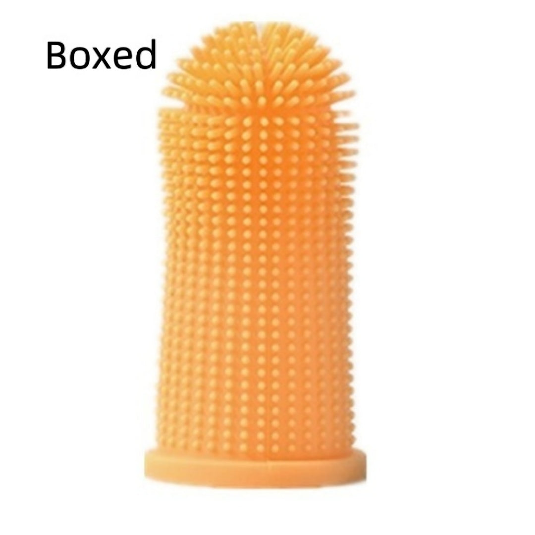 360-degree Silicone Finger Toothbrush For Cross-border Pets Deep