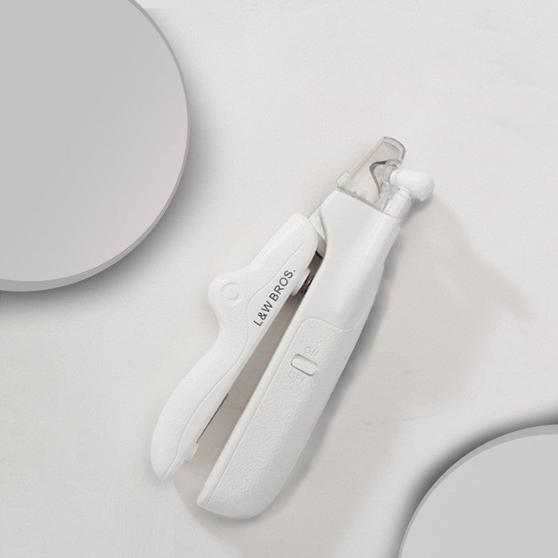 Pet Nail Clippers With LED Light Dogs Cat Scissors Professional
