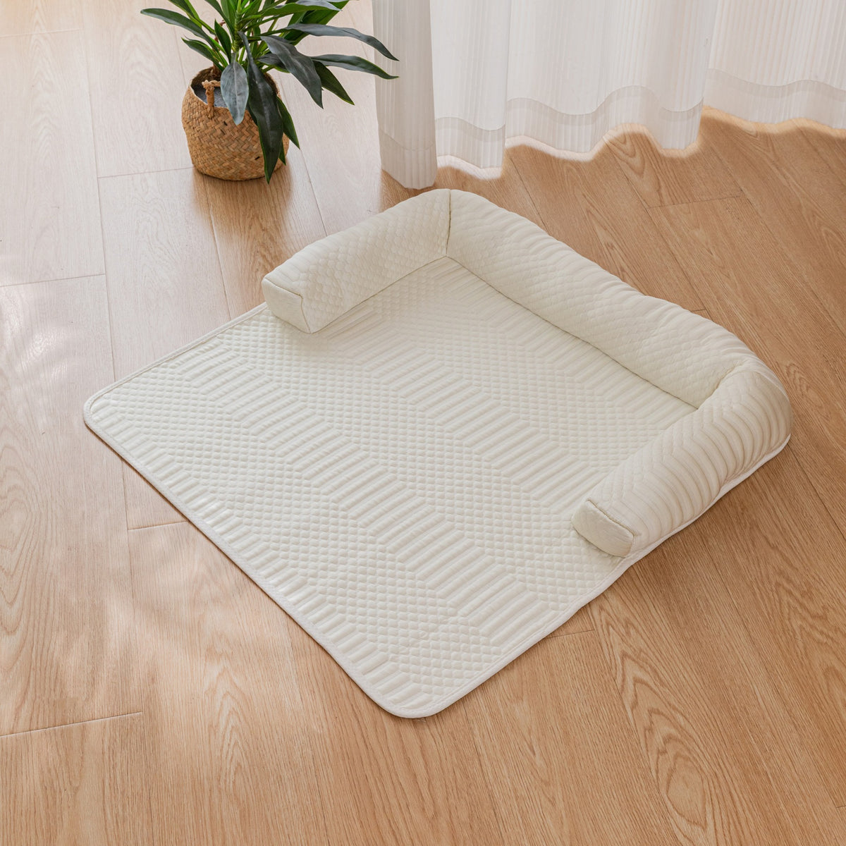 Summer Cooling Ice Silk Pet Bed Mat For Dogs And Cats