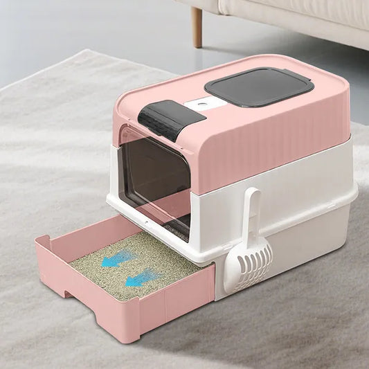 Pinkmagic Cube Intelligent Cat Litter Box Free Hands Enjoy Pure
