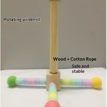 Parrot Spinning Windmill Amusement And Self-entertainment Toy