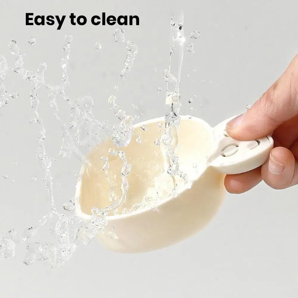 Pet Food Scoop Plastic Grain Spoon Multifunctional Timed