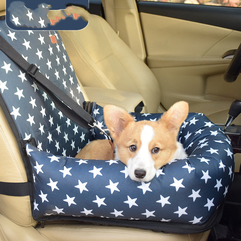 Car Kennel Pet Travel Seat Small And Medium-sized Dog Cushion Pets