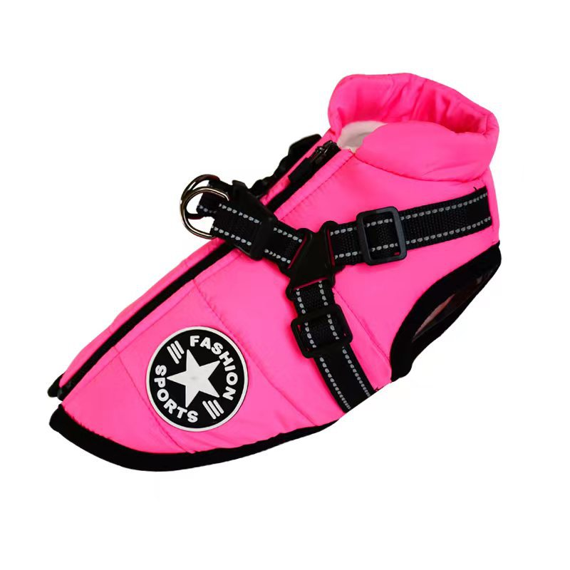 Pet Warm Dog Cotton-padded Clothes Fleece-lined Thickened