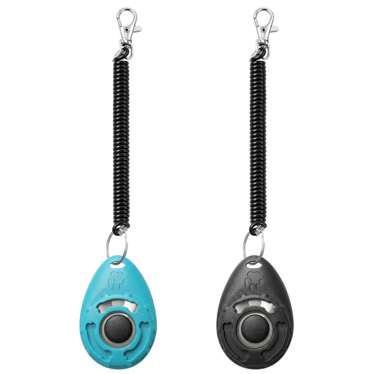 Dog Training Clicker With Sring Wrist And Keyring Pet Clickers For