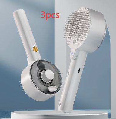 Animal Hair Remover Brush Dog And Cat Steam Pet Self Cleaning