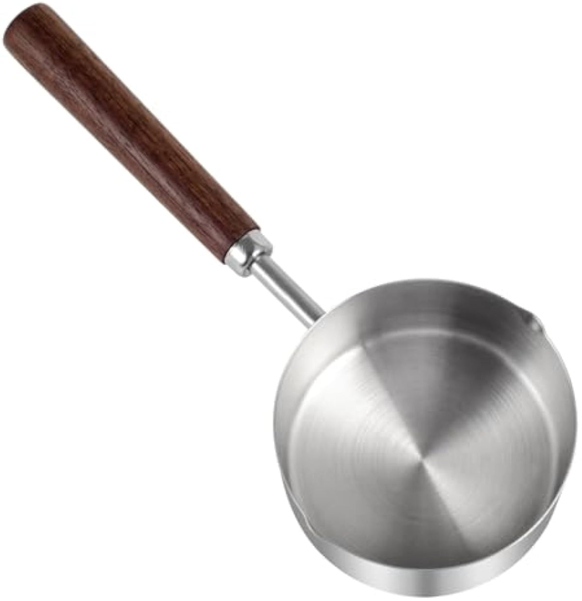 Dog Food Scoop 304 Stainless Steel Pet Measuring Cup With Wooden