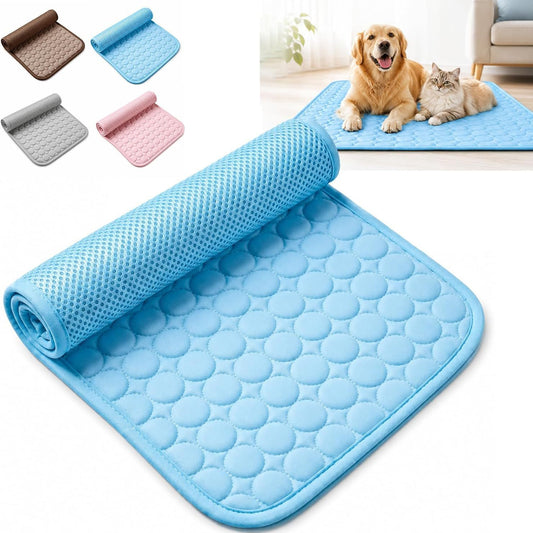 Cooling Pet Sleeping Mat Breathable Sofa Cushion For Dogs And Cats