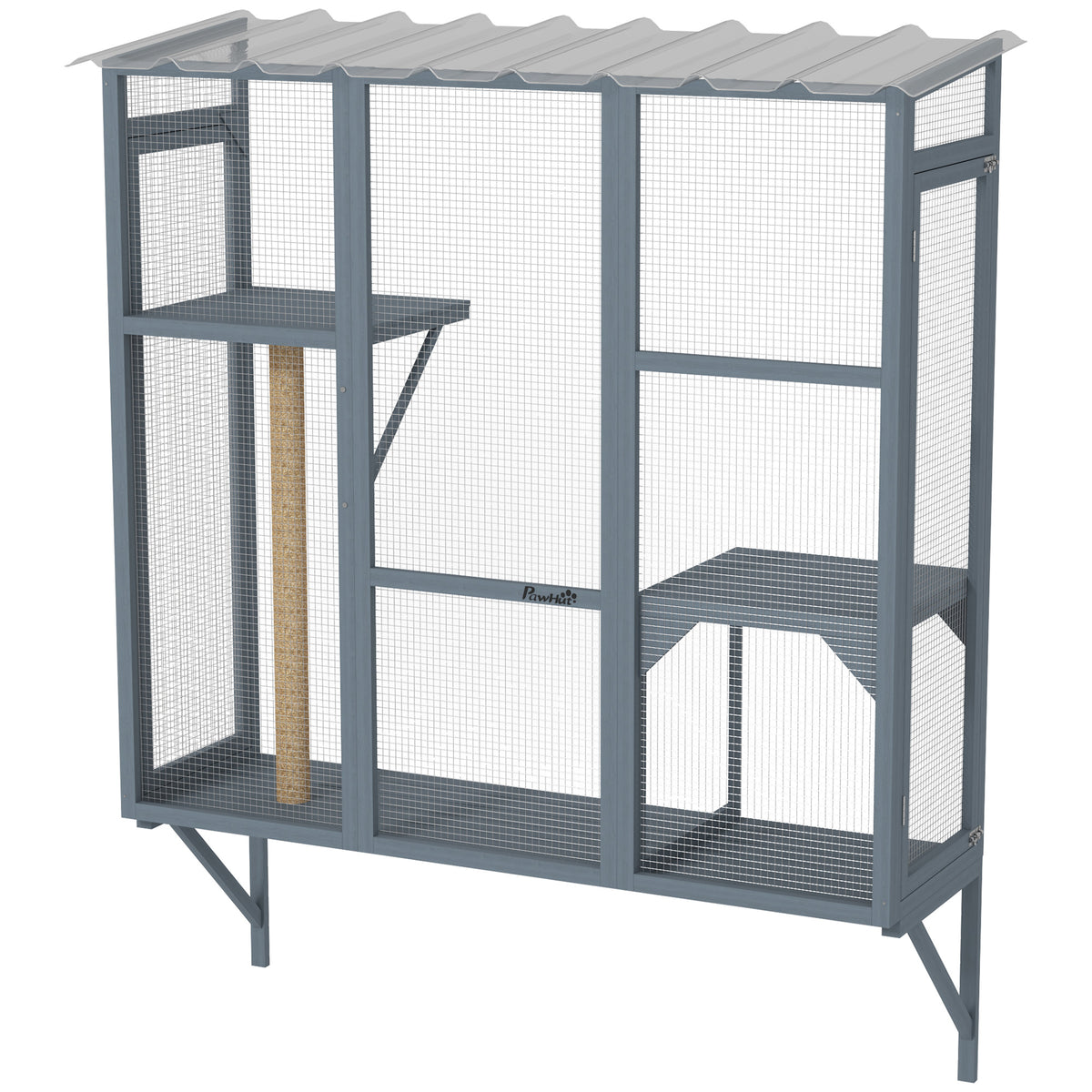 Catio Outdoor Window For 2-3 Large Indoor Cats W 2 Jumping