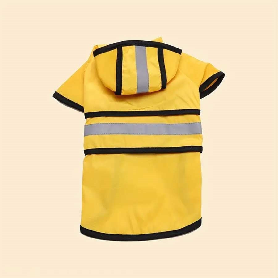Golden Retriever Big Dog Pet Raincoat Reflective Clothes Poncho