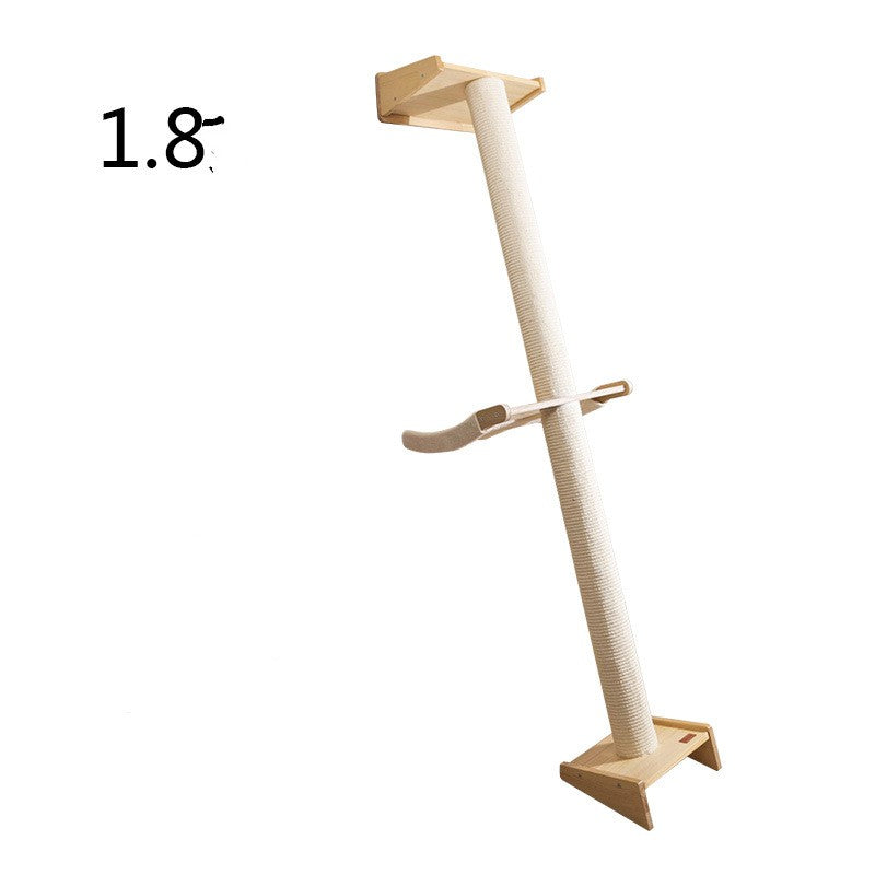 Solid Wood Large Cat Climbing Frame Litter Tree One Shelf