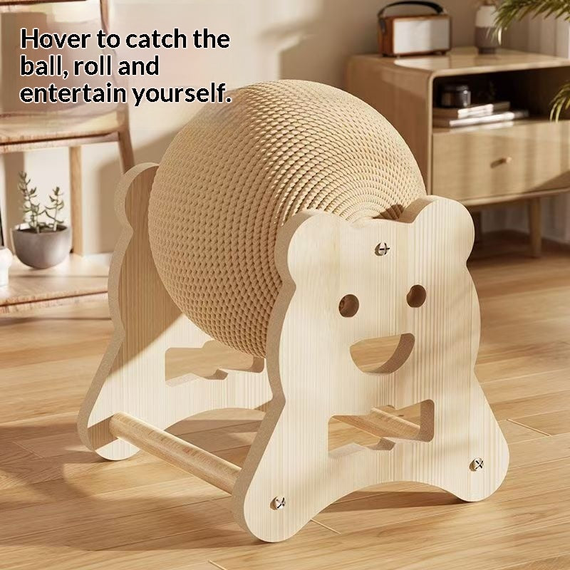 Cat Scratching Ball Roller Vertical Post Wear-resistant Toy