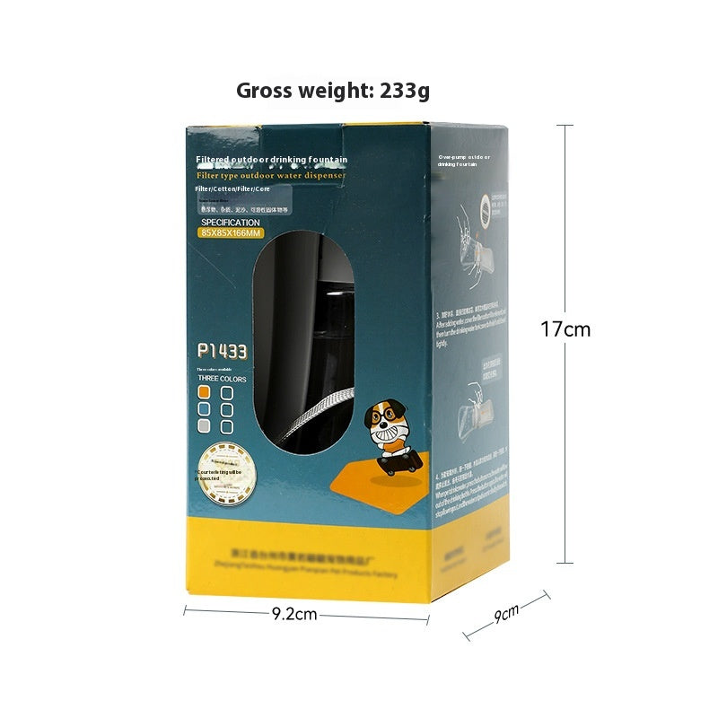 Pet Portable Cup Outing Water Fountain