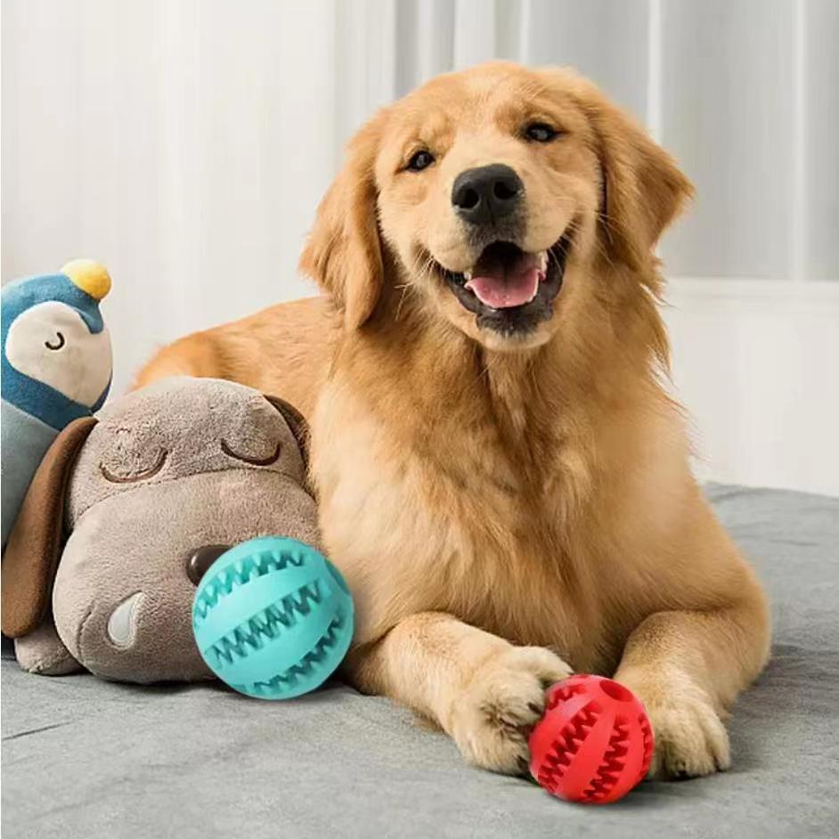 Dog Toys Treat Balls Interactive Hemp Rope Rubber Leaking For Small