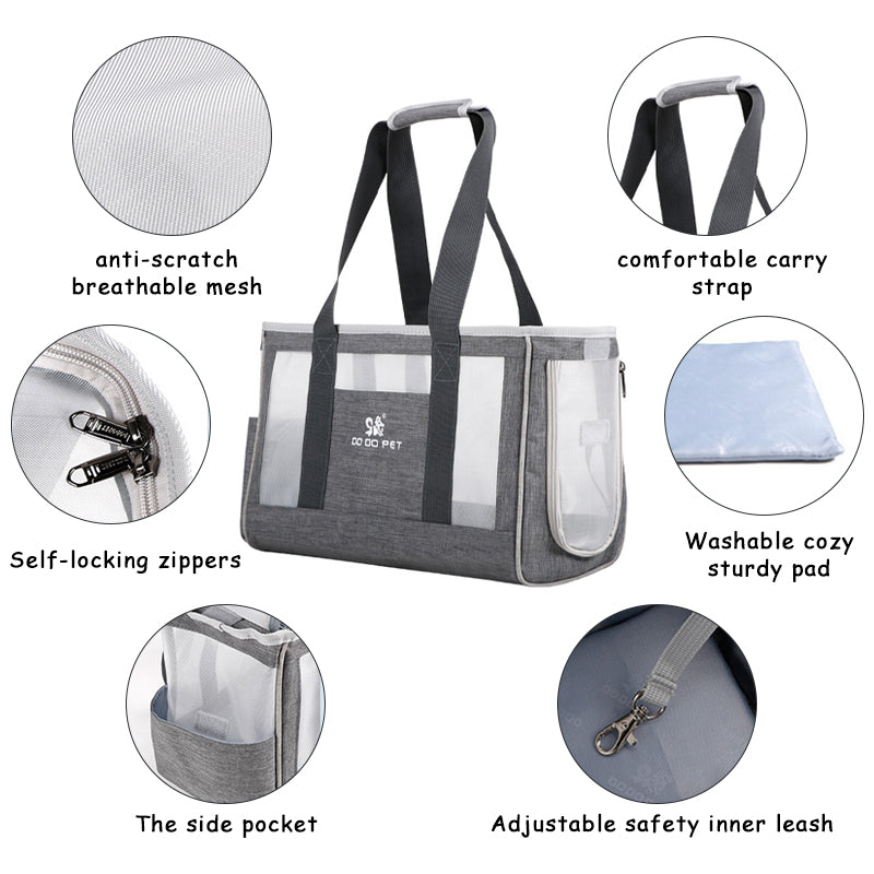 Portable Pet Cat Bag Breathable Dog Carrier Backpack Large Capacity