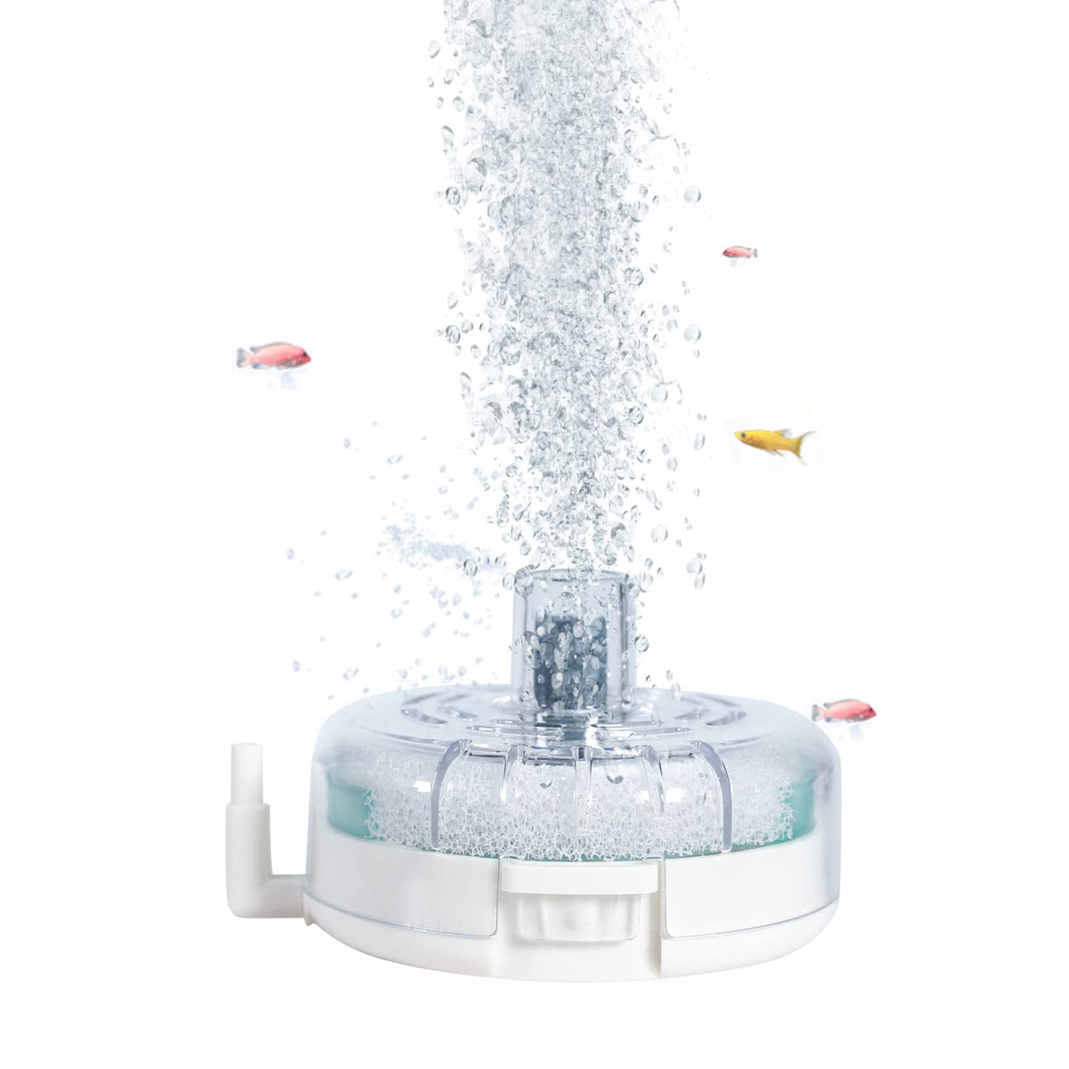 Mini Aquarium Sponge Filter Small Fish Tank Submersible Built-in