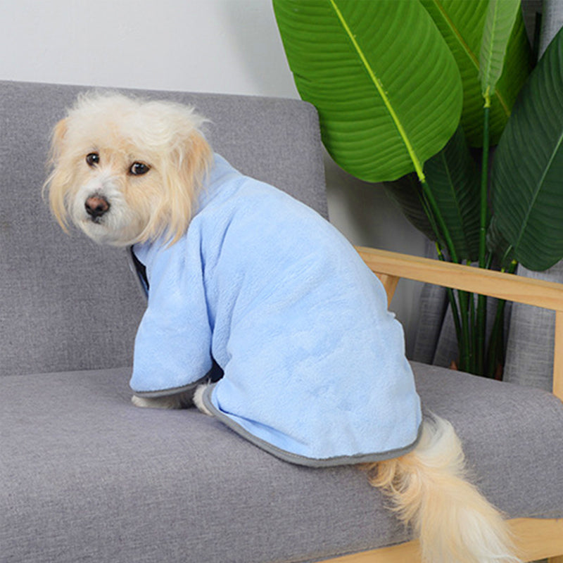 Quick-drying Pet Absorbent Towel Dog Bathrobe Pet Bath For Dogs