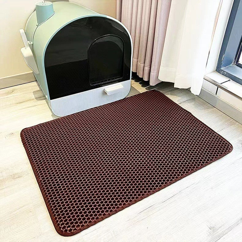 Double-layer Eva-filter Cat Litter Pad For Pets