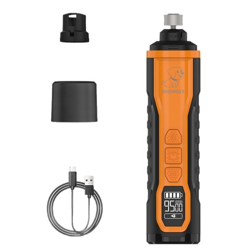 Pet Nail Grinder Cat And Dog Clipper With USB Charging