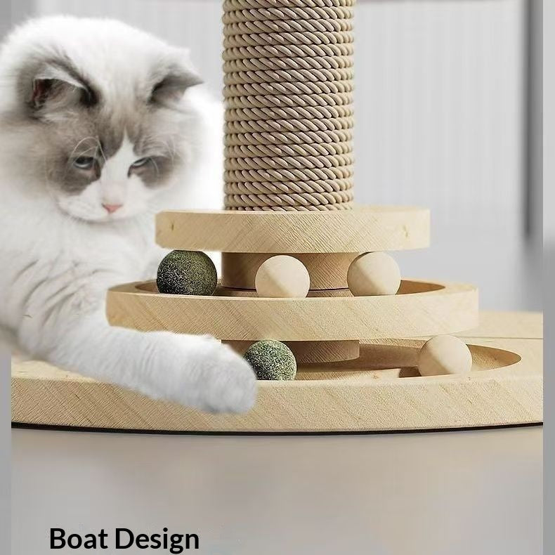 Cat Toys Scratching Board Wear-resistant And Non-shedding Post