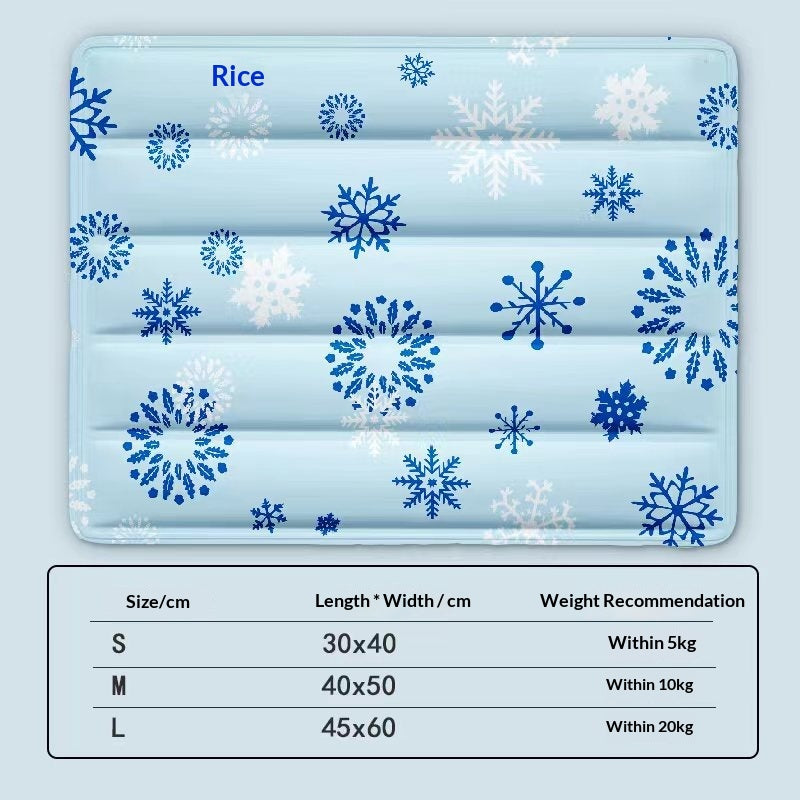 Pet Cooling Mat Dog Summer Cat Bed Sleeping Pad Ice