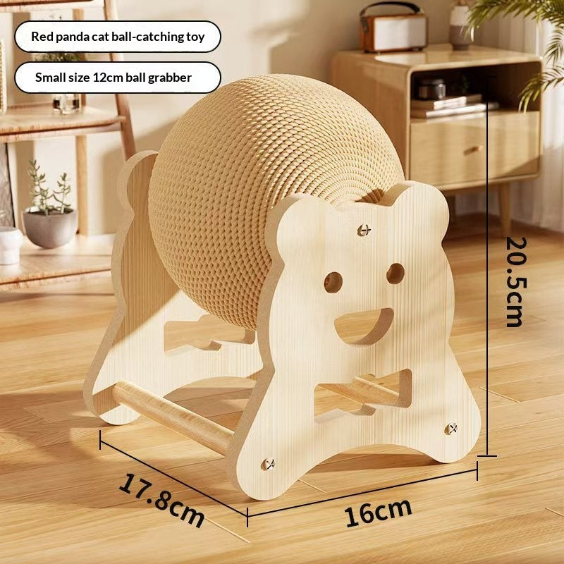 Cat Scratching Ball Roller Vertical Post Wear-resistant Toy