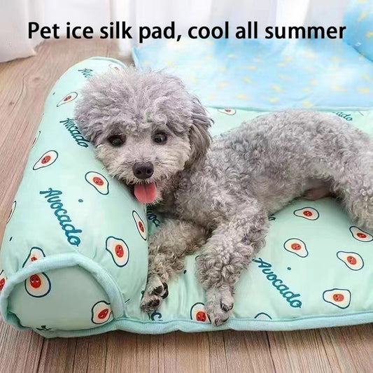 Dogs Mat Cooling Summer Pad For Cat Blanket Sofa Breathable Pet Dog