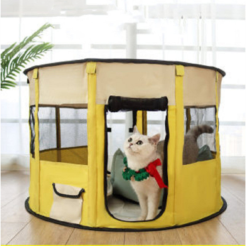 Removable Pet House Oxford Cloth Crate Room Playing Exercise