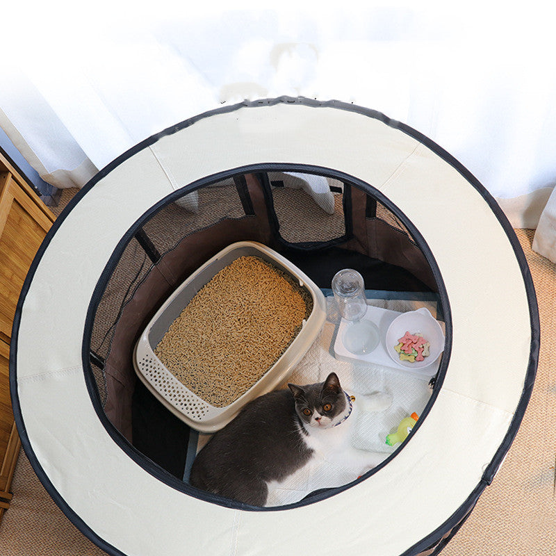 Removable Pet House Oxford Cloth Crate Room Playing Exercise
