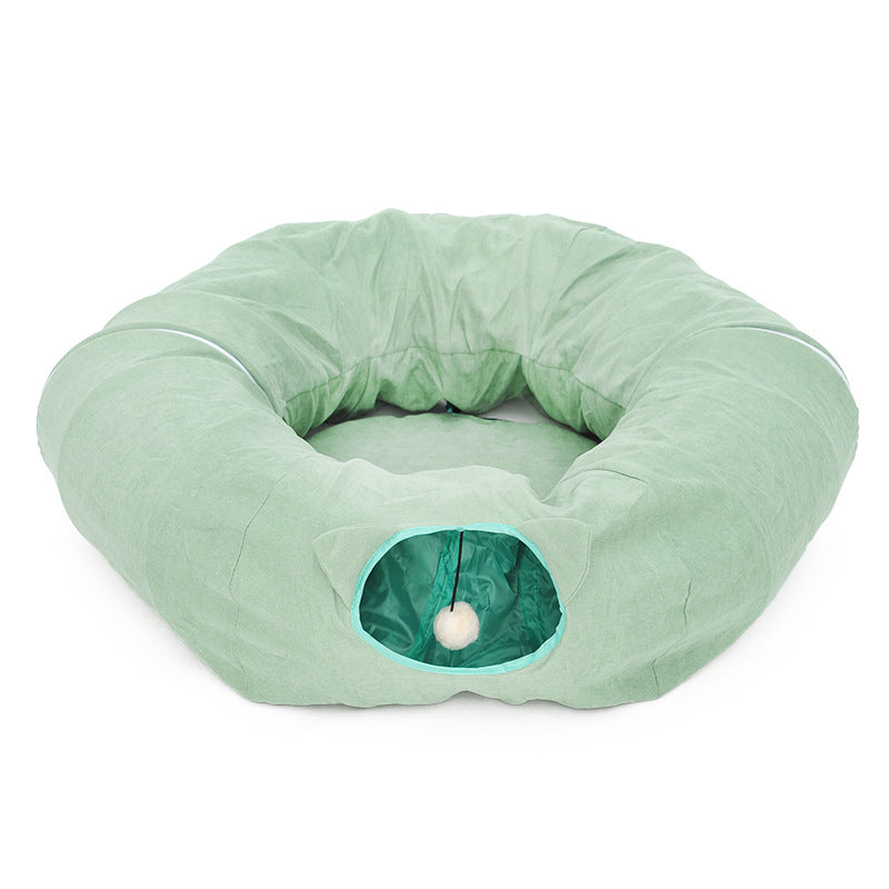 Cat Cave Litter Four Seasons Universal Tunnel Closed House Supplies