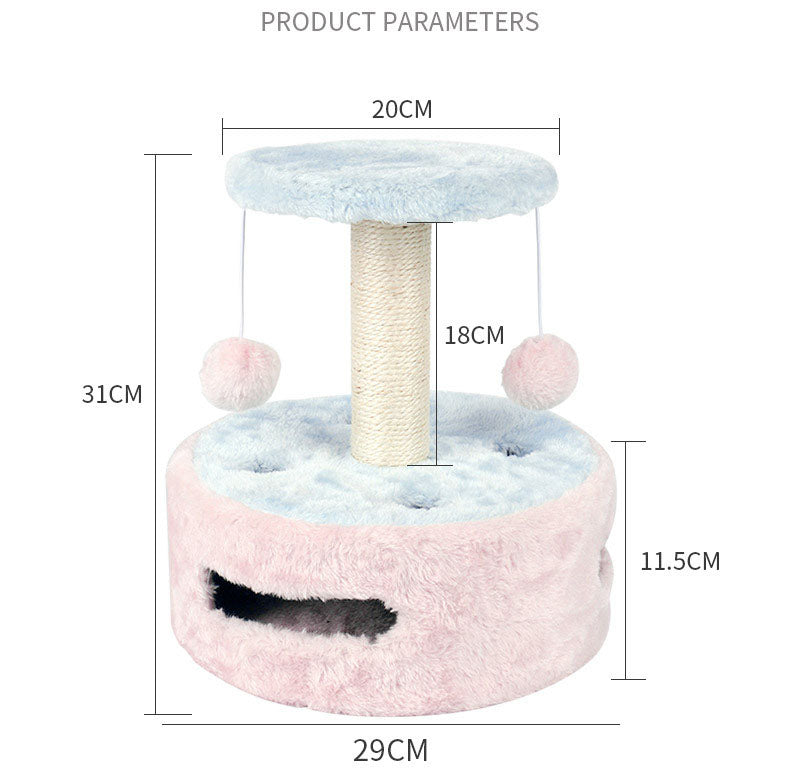 Small Cat Climbing Frame Multifunctional Simple Scratching Post