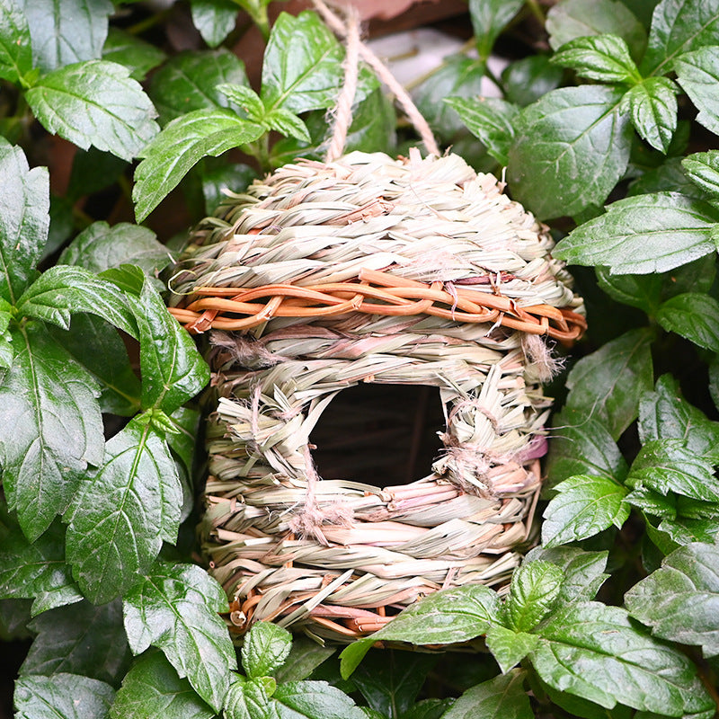 Creative Straw Birds Nest Handicraft Hand-woven Bird Cage