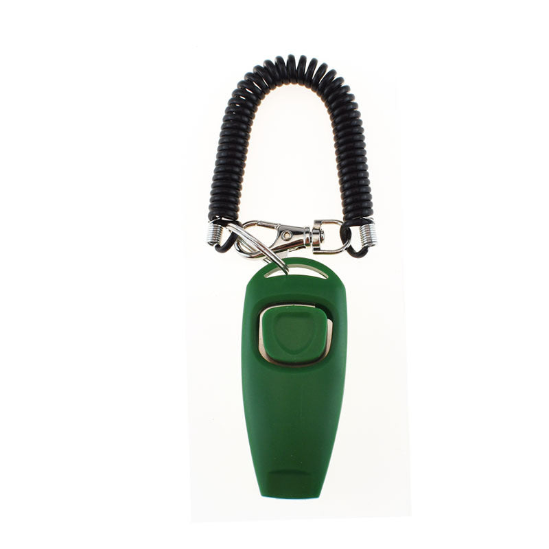 Two-in-one Clicker Pet Training Pet Whistle Dog Yellow Bracelet