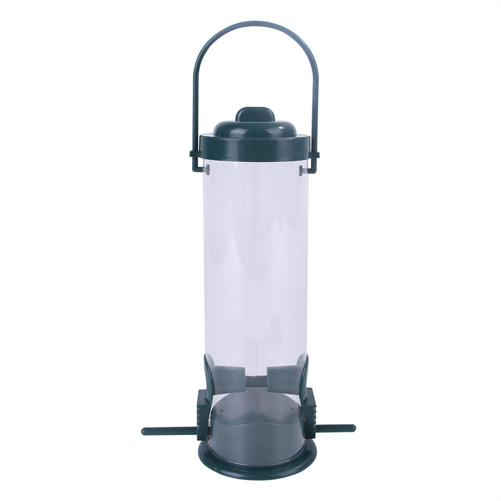 Pet Bird Feeder Feed Station Hanging Garden Plastic Birds Food