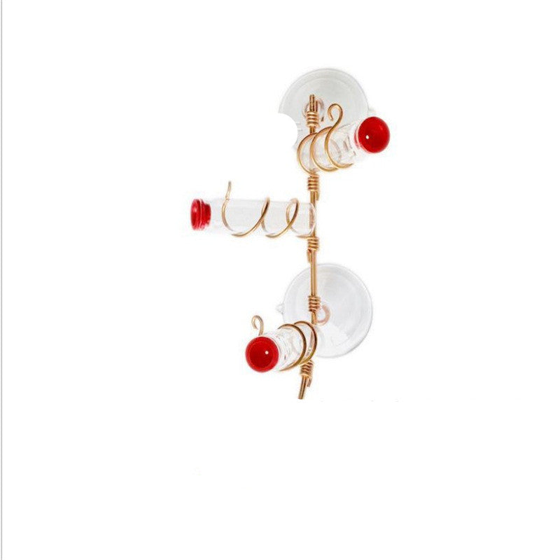 Garden Bird Feeder Supplies Hummingbird Drinker Suction Cup Easy To