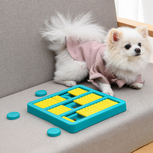 Rotating Interactive Educational Dog Toys Leaking Food Pet Slow